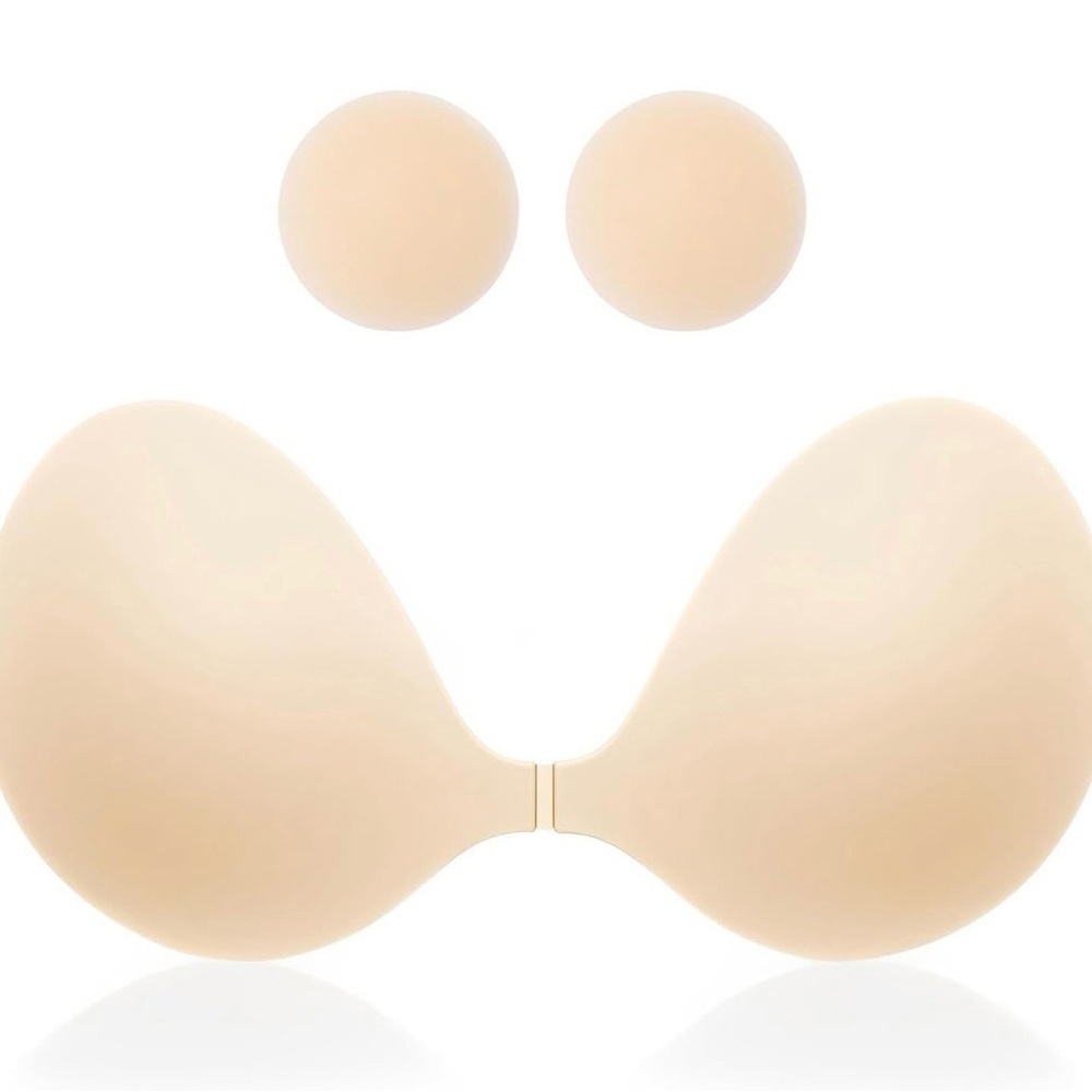 Seamless Adhesive Bra Sticky Strapless Invisible Nipple Covers